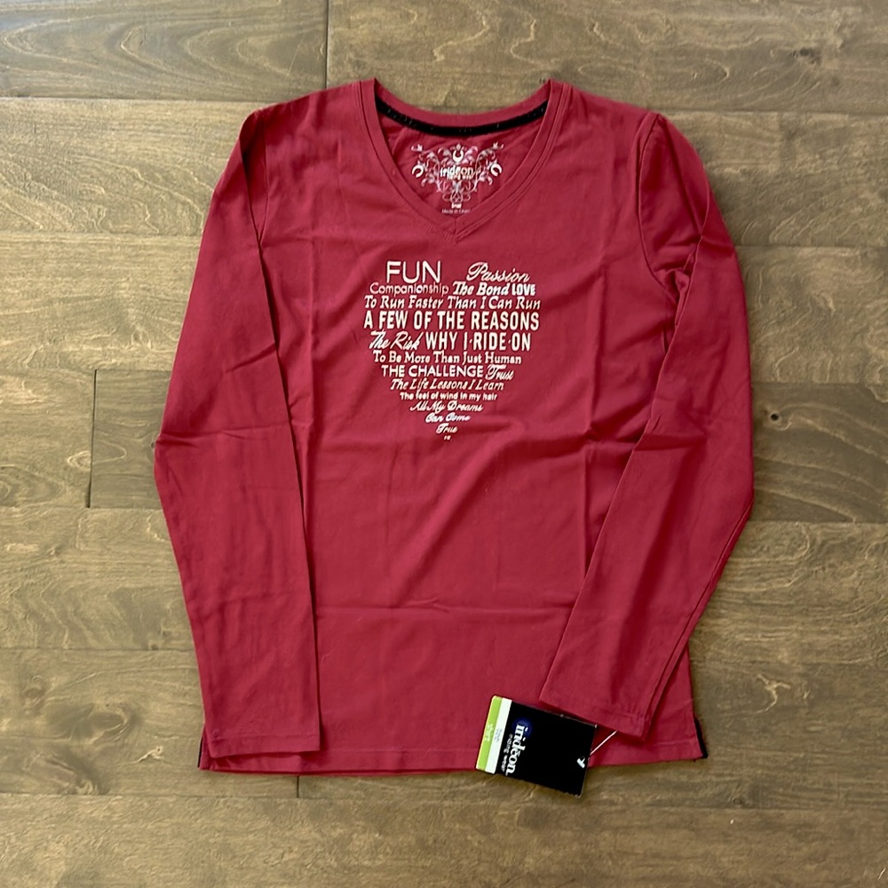 New Irideon Ride On Tee, Size S.